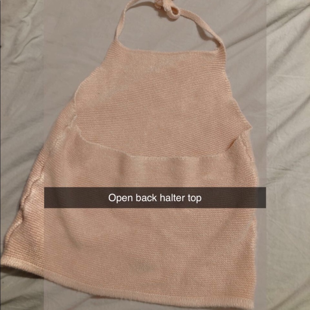 Peach Halter top!